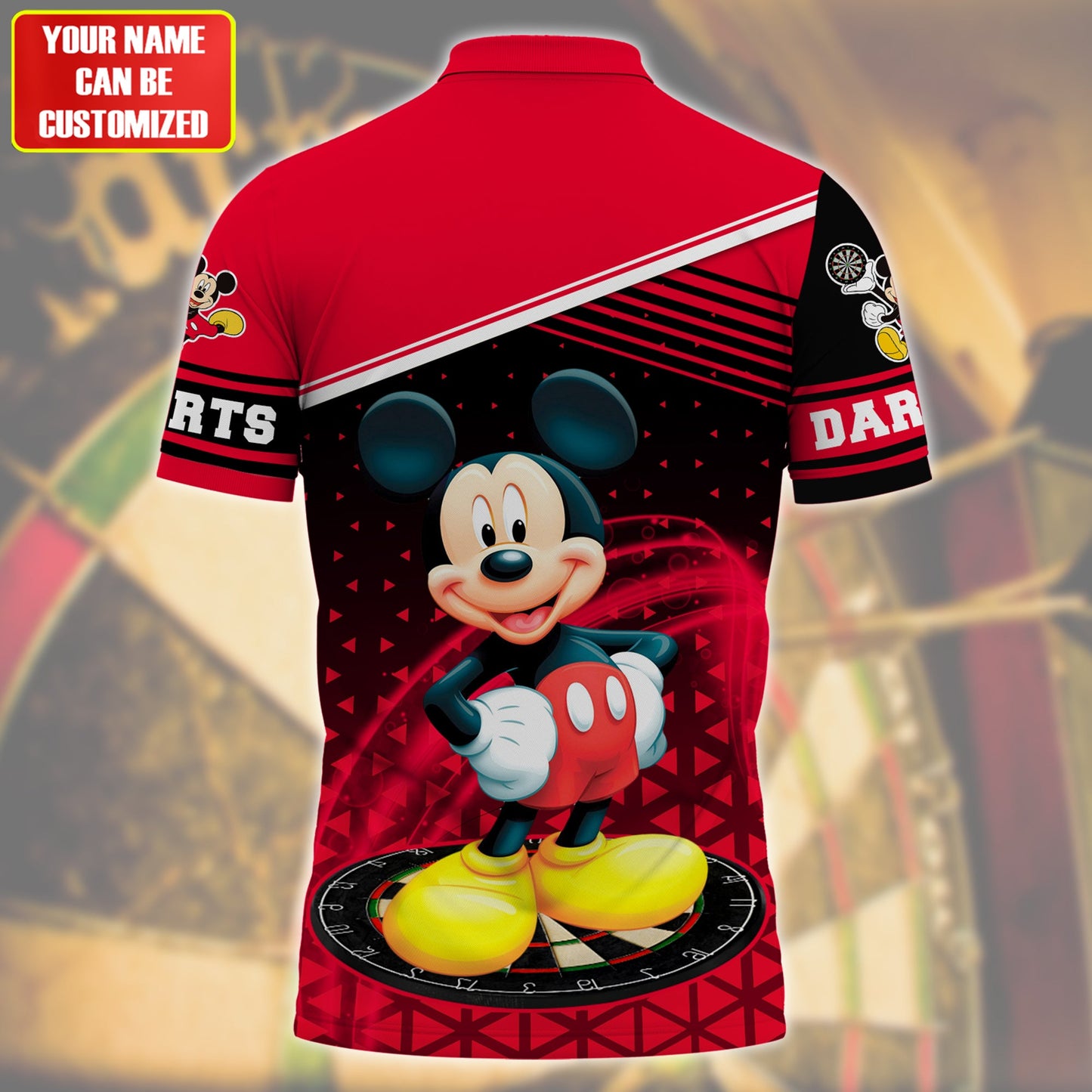 Personalized Name MK Darts All Over Printed Unisex Shirt QB130403