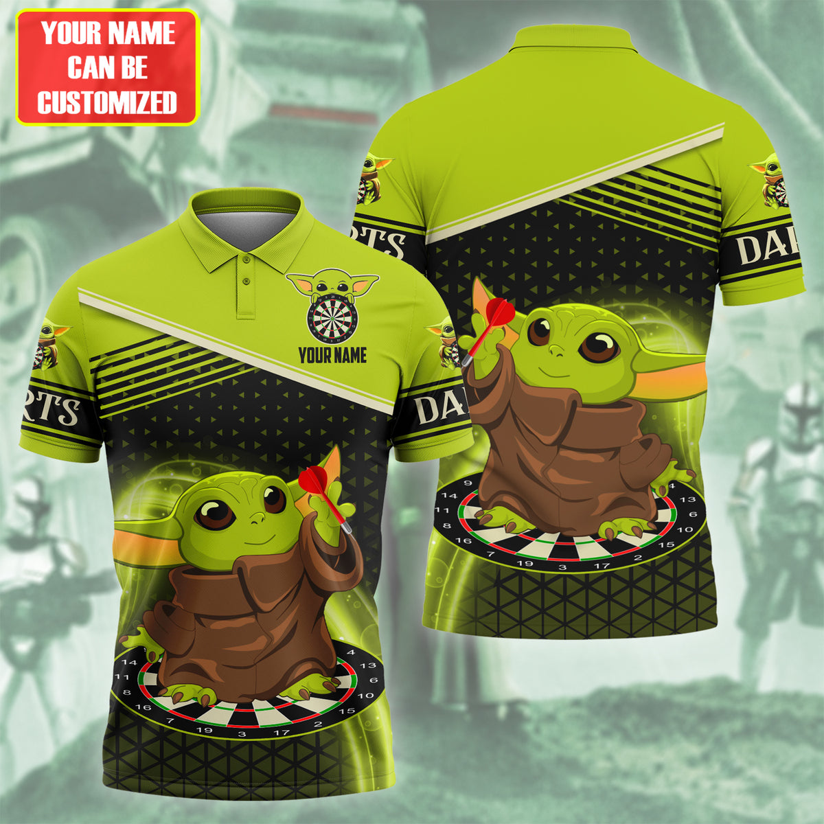 Personalized Name YD Darts All Over Printed Unisex Shirt QB130404