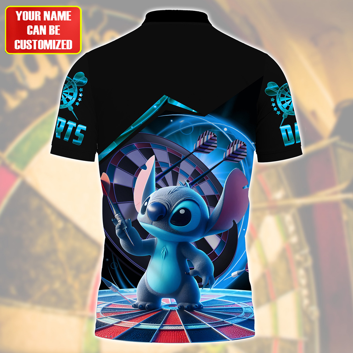 Personalized Name ST Darts All Over Printed Unisex Shirt QB160502