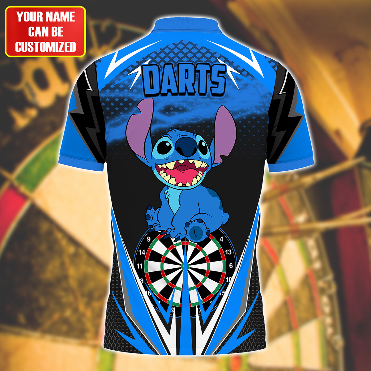 Personalized St Darts Blue Version All Over Printed Unisex Shirt QB180604