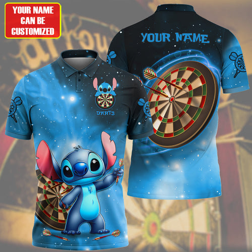 Personalized Name ST Darts Teal Version All Over Printed Unisex Shirt QB190403