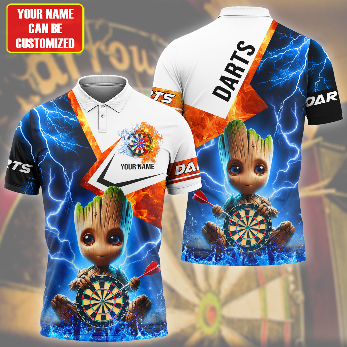 Personalized GR  Darts  All Over Printed Unisex Shirt QB190603