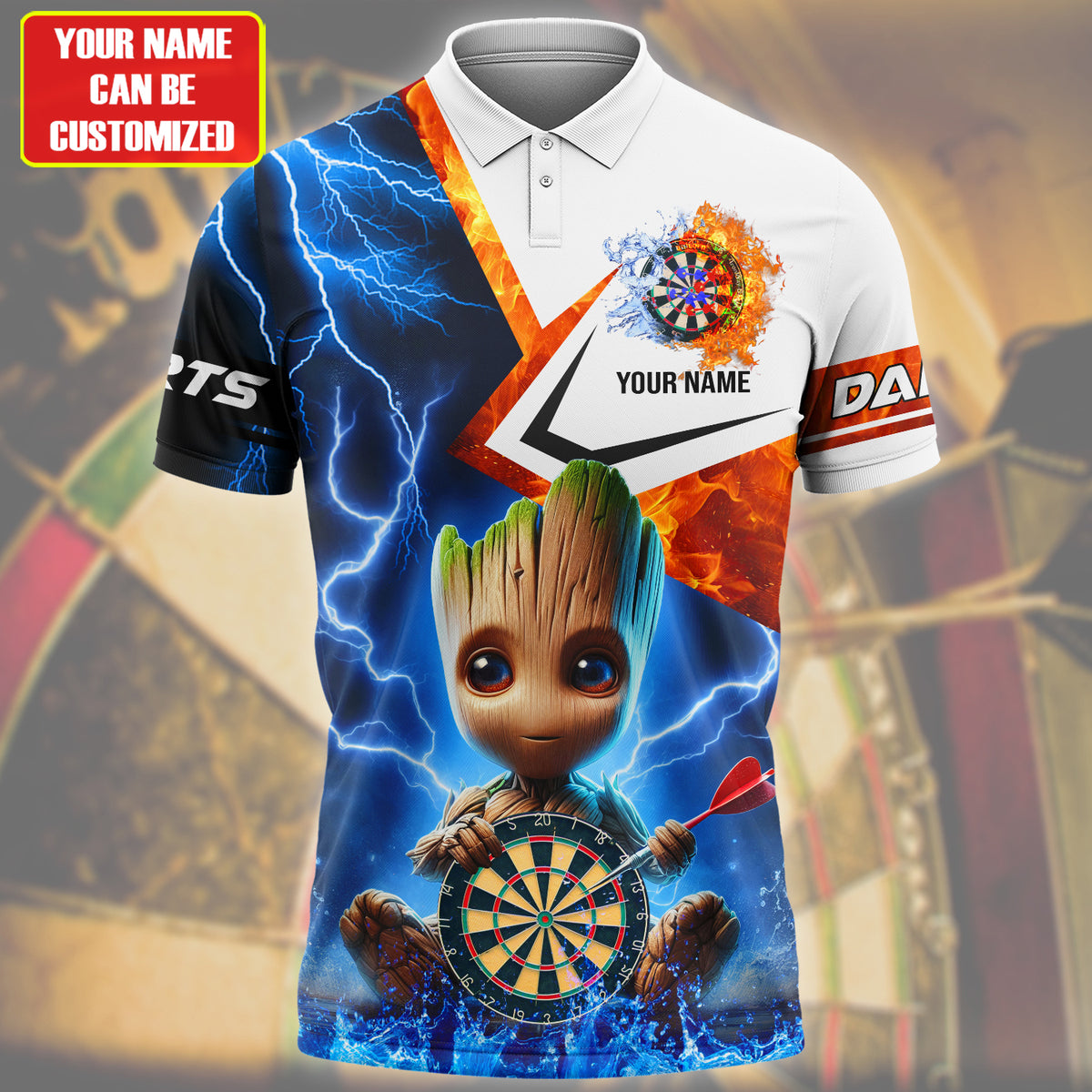 Personalized GR  Darts  All Over Printed Unisex Shirt QB190603