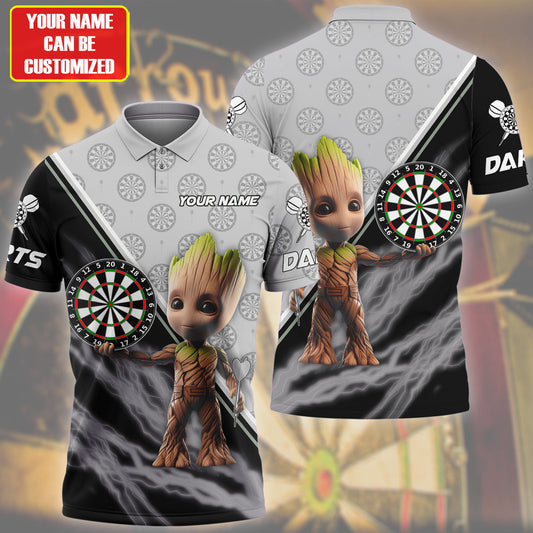 Personalized Name Gr Darts Silver Version All Over Printed Unisex Shirt QB230408