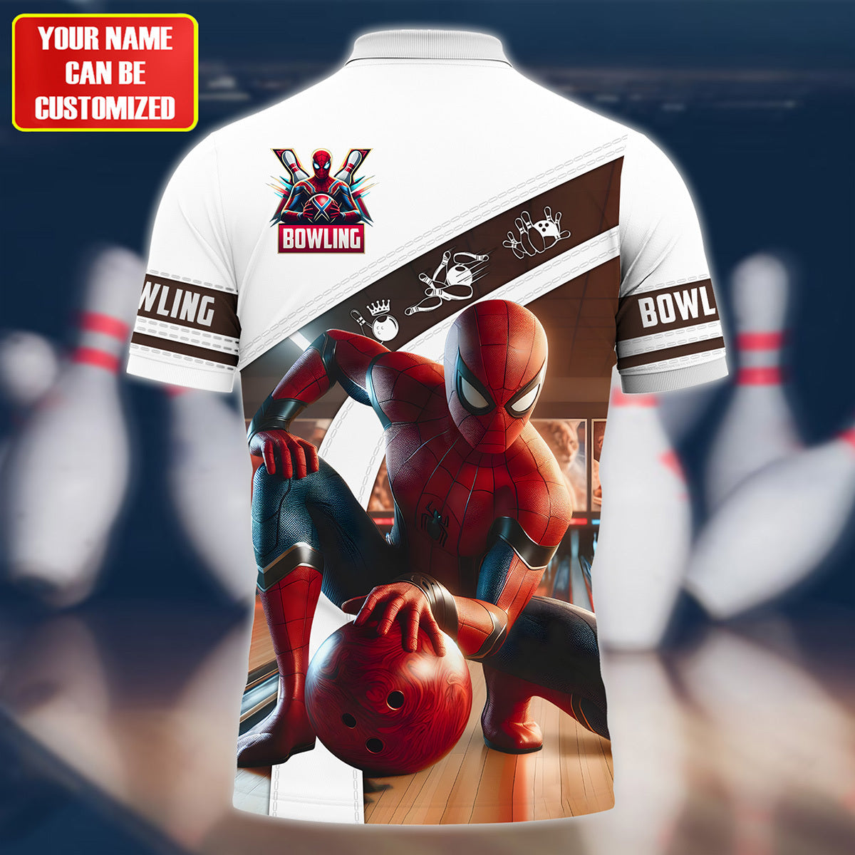 Personalized Name SPM Bowling All Over Printed Unisex Shirt QB240506