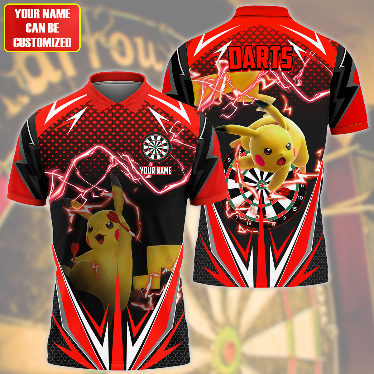 Personalized PK Darts Red Version All Over Printed Unisex Shirt QB270606