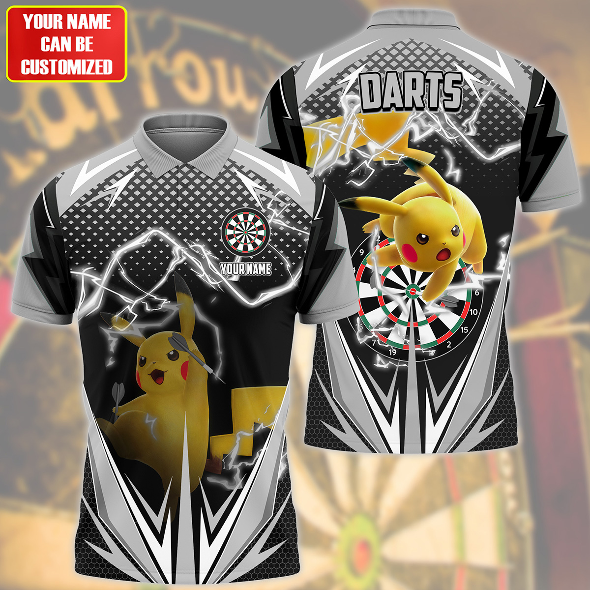 Personalized PK Darts Silver Version All Over Printed Unisex Shirt QB270606