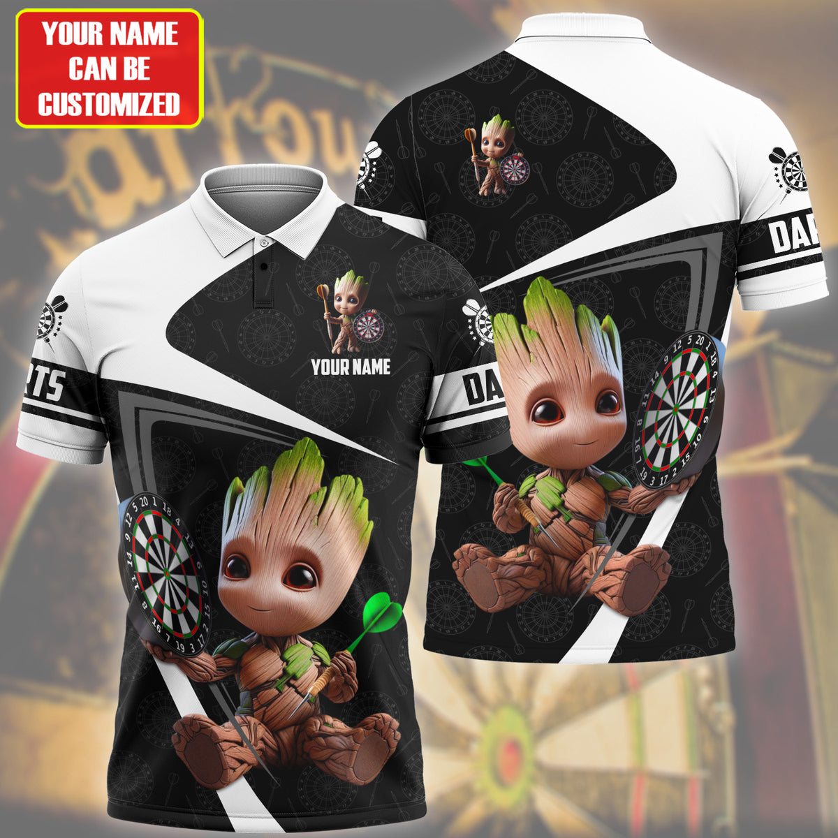 Personalized Name Gr Darts All Over Printed Unisex Shirt QB280401