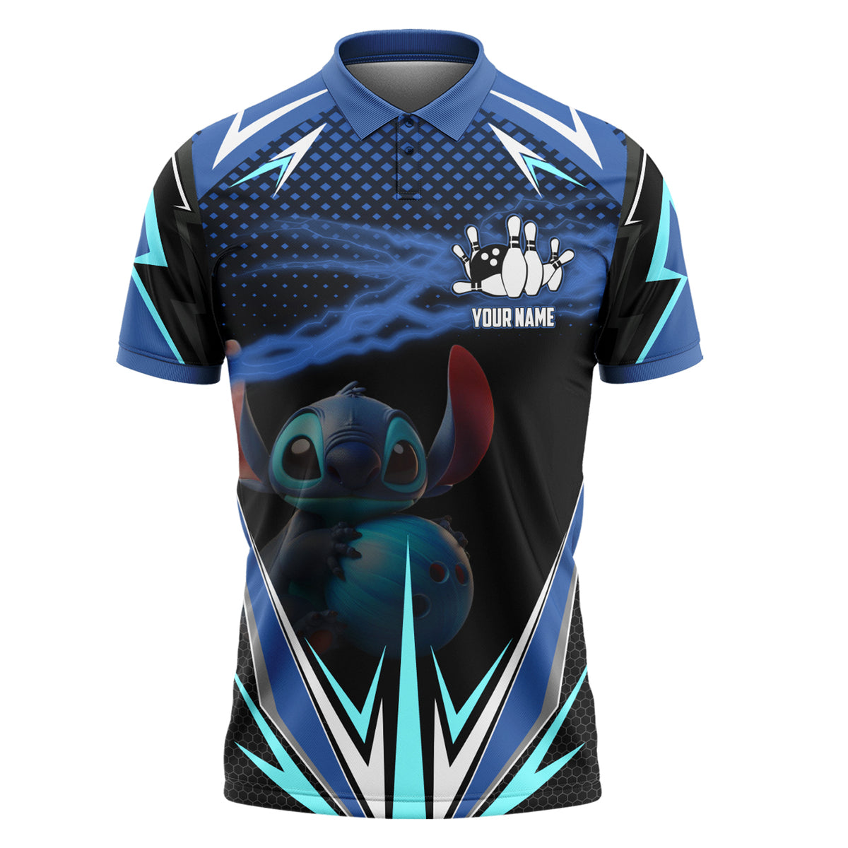 Personalized Name Bowling QB4 All Over Printed Unisex Shirt QB290307