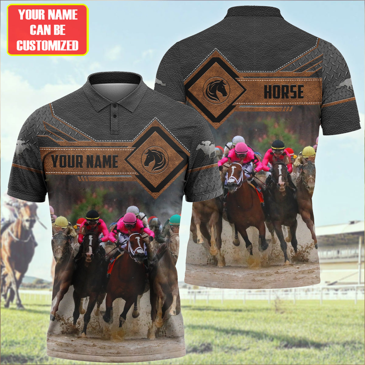 Personalized Name Horse Racing All Over Printed Unisex Shirt QB290501