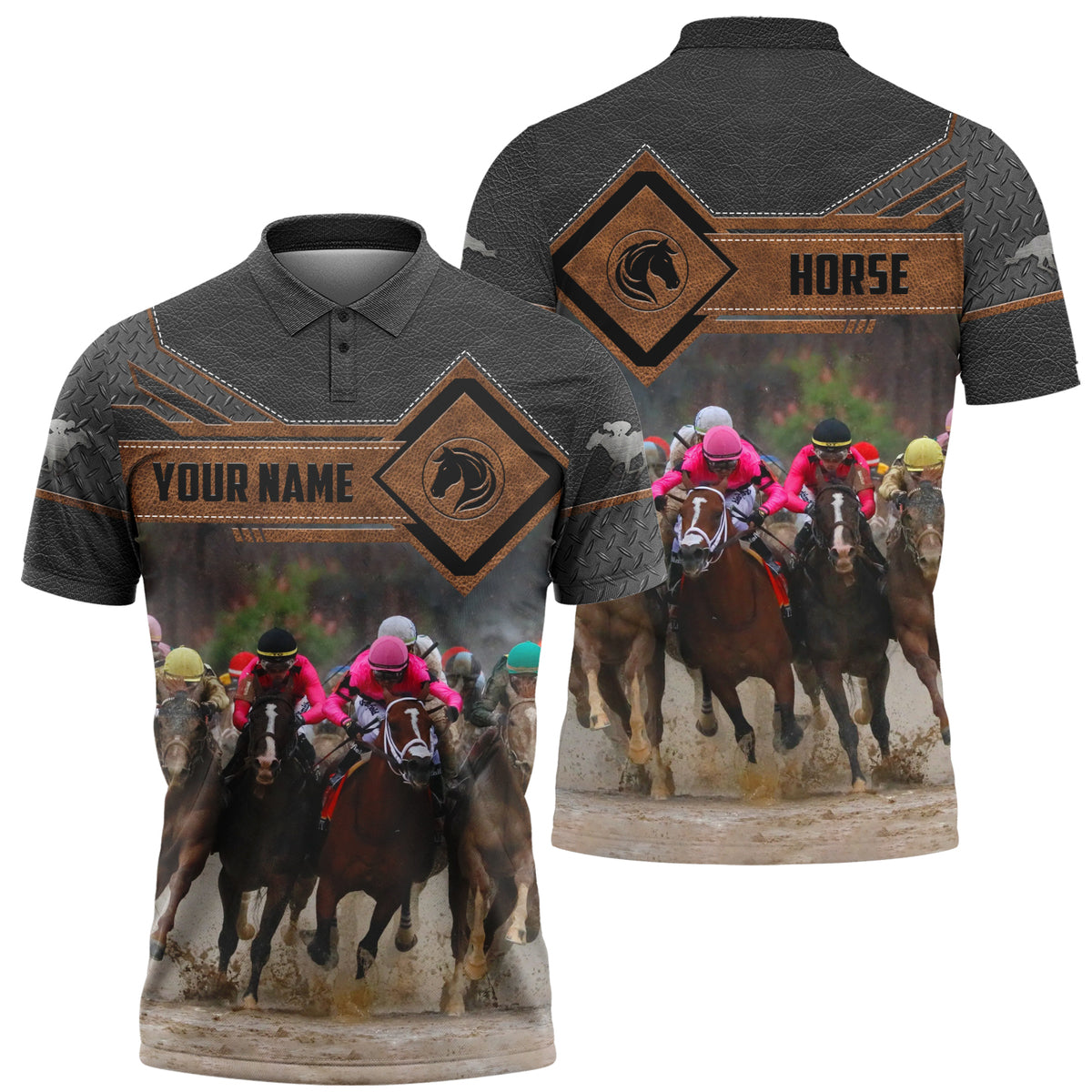 Personalized Name Horse Racing All Over Printed Unisex Shirt QB290501