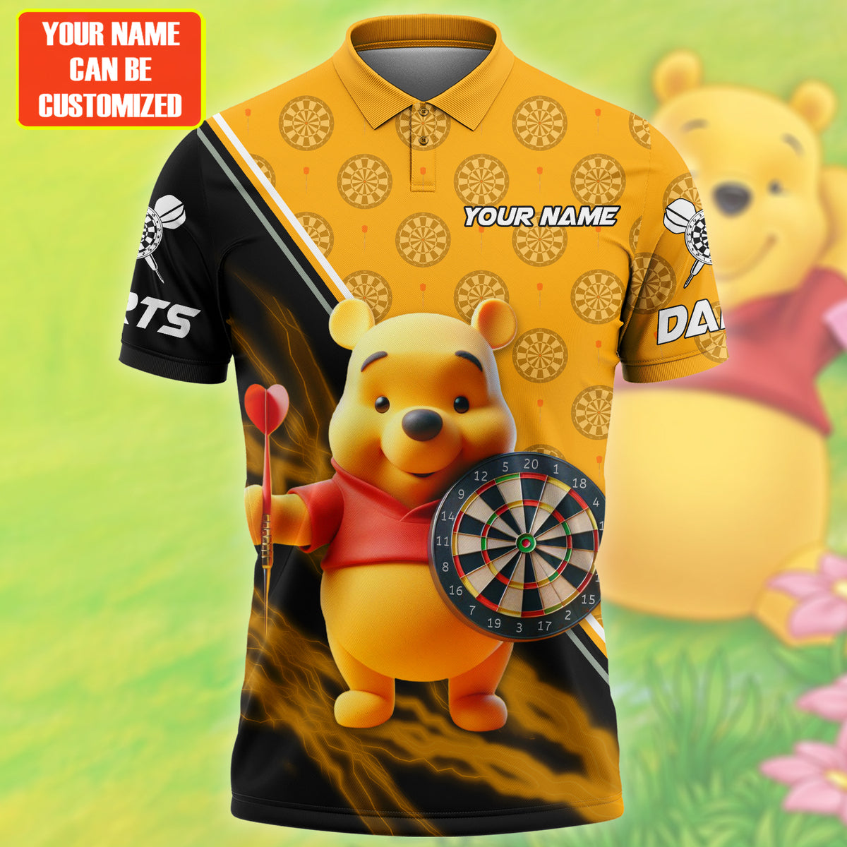 Personalized Name WTP Darts All Over Printed Unisex Shirt QB300301