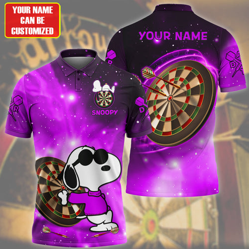 Personalized Name SNP Darts Purple Version All Over Printed Unisex Shirt QB300302