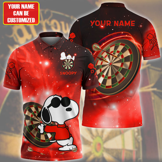Personalized Name SNP Darts Red Version All Over Printed Unisex Shirt QB300302