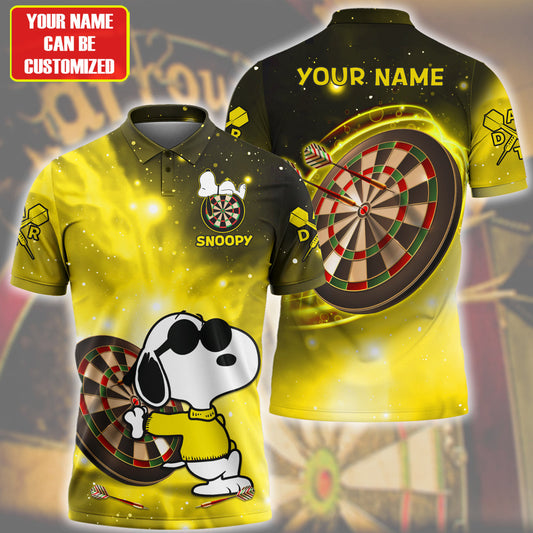 Personalized Name SNP Darts Yellow Version All Over Printed Unisex Shirt QB300302