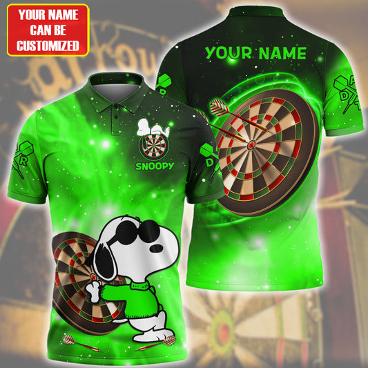 Personalized Name SNP Darts Green Version All Over Printed Unisex Shirt QB300302