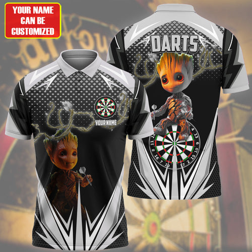 Personalized Name Gr Darts V2 Black Version All Over Printed Unisex Shirt S010403