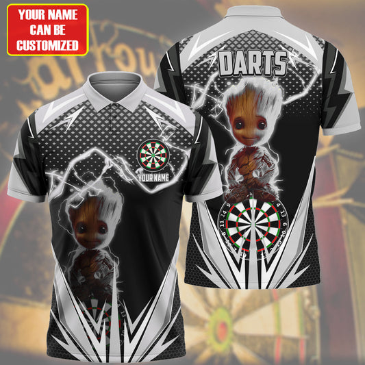 Personalized Name Gr Darts V3 Black Version All Over Printed Unisex Shirt S030403