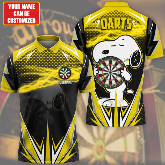 Personalized Name SNP Darts Yellow Version All Over Printed Unisex Shirt S030805