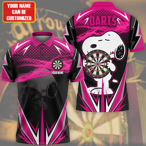 Personalized Name SNP Darts Pink Version All Over Printed Unisex Shirt S030805