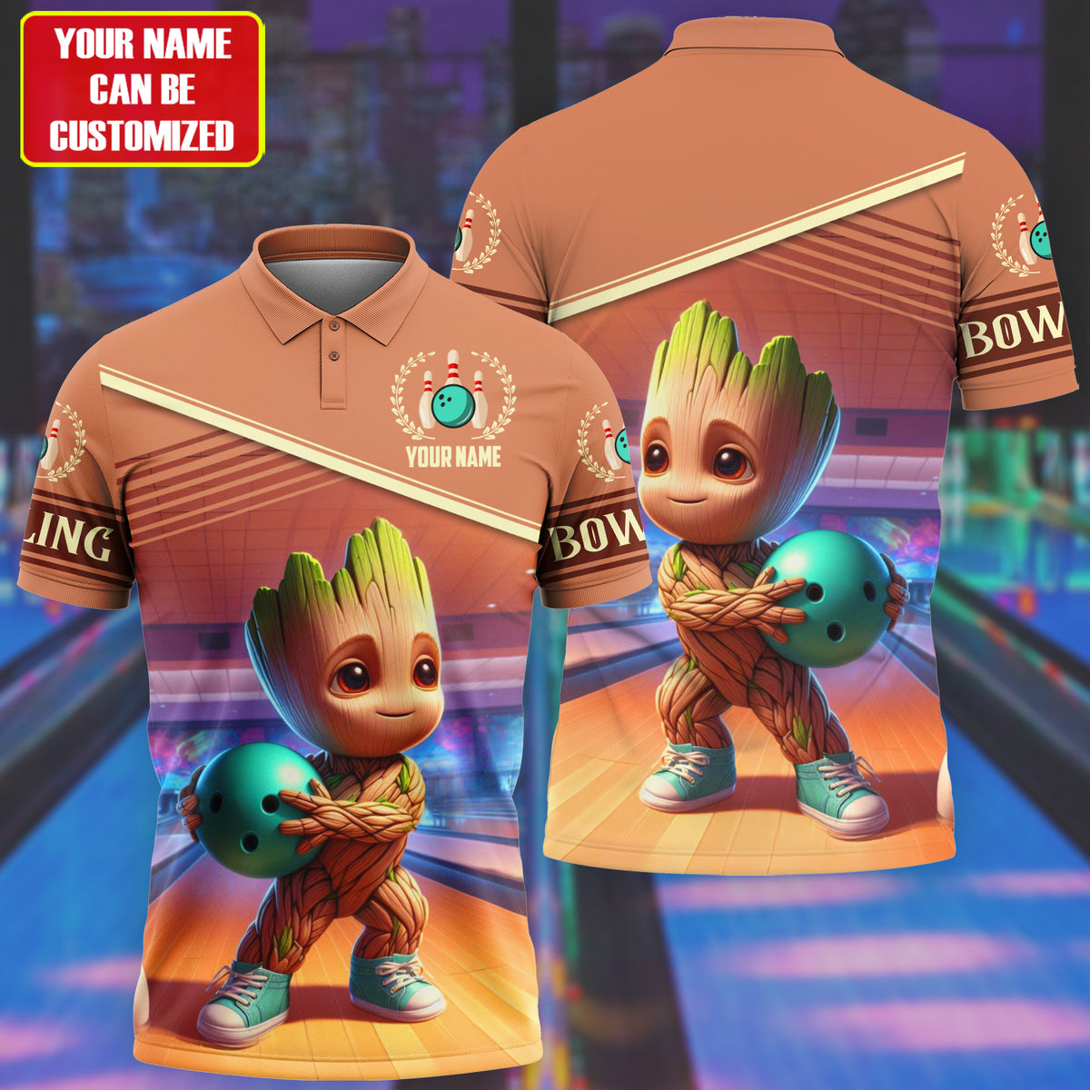 Personalized Name Gr Bowling S1 All Over Printed Unisex Shirt S070503