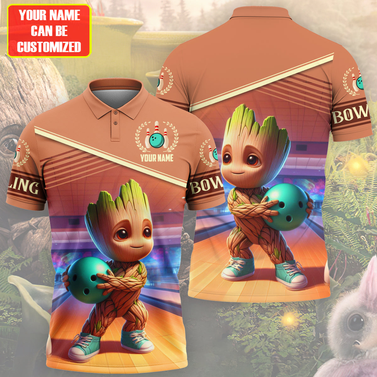 Personalized Name Gr Bowling S1 All Over Printed Unisex Shirt S070503