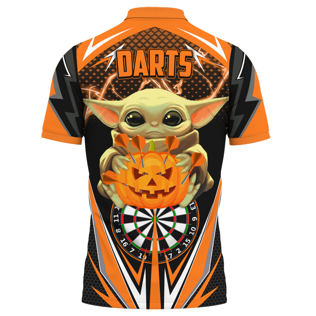 Personalized Name Yd Darts Halloween S4 Orange Version All Over Printed Unisex Shirt S100802