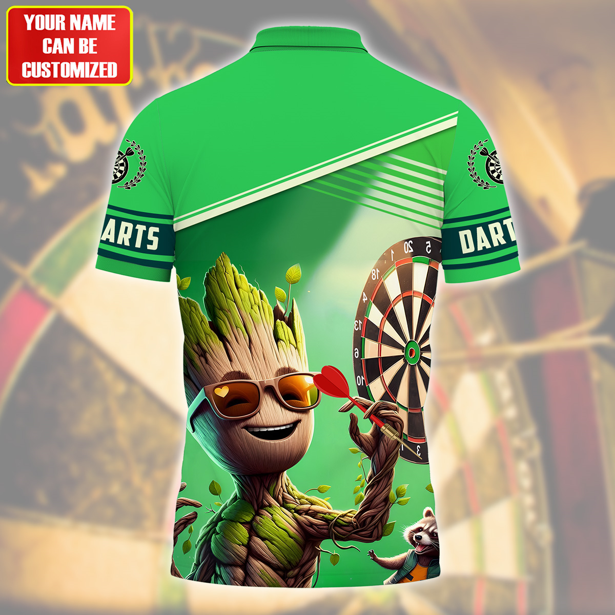 Personalized Name Gr Darts V5 All Over Printed Unisex Shirt S160501