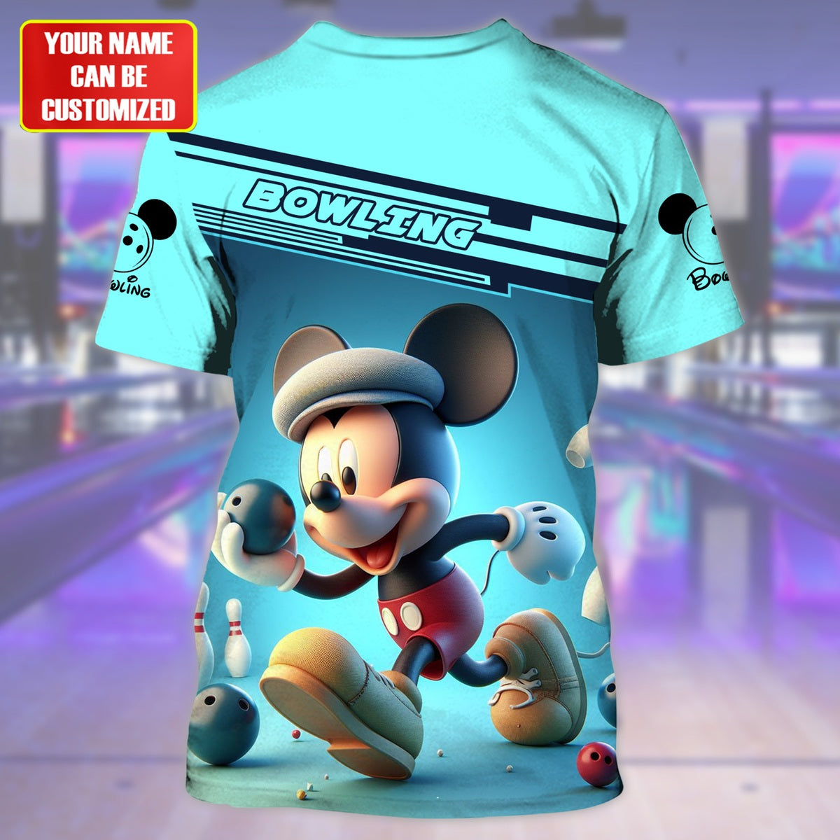 Personalized Name MK Bowling S1 All Over Printed Unisex Shirt S170404