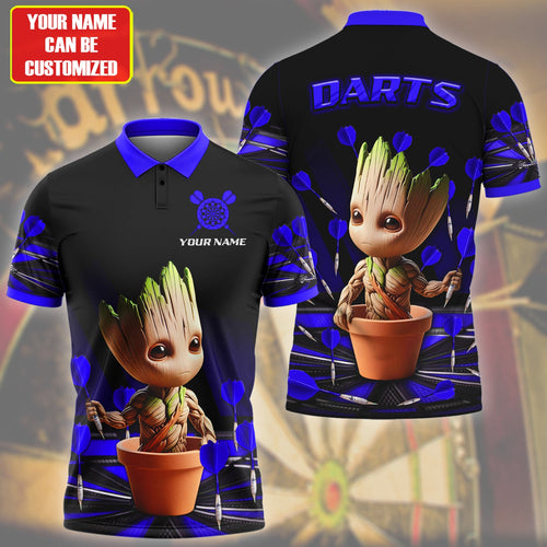 Personalized Name Gr Darts V7 Blue Version All Over Printed Unisex Shirt S180201