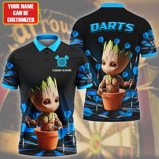 Personalized Name Gr Darts V7 Teal Version All Over Printed Unisex Shirt S180201