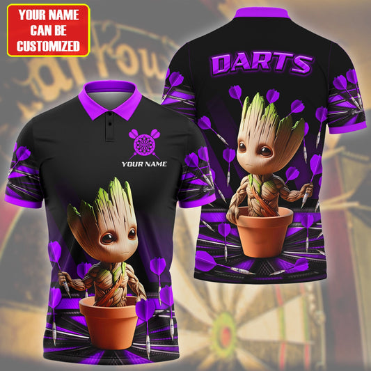 Personalized Name Gr Darts V7 Purple Version All Over Printed Unisex Shirt S180201
