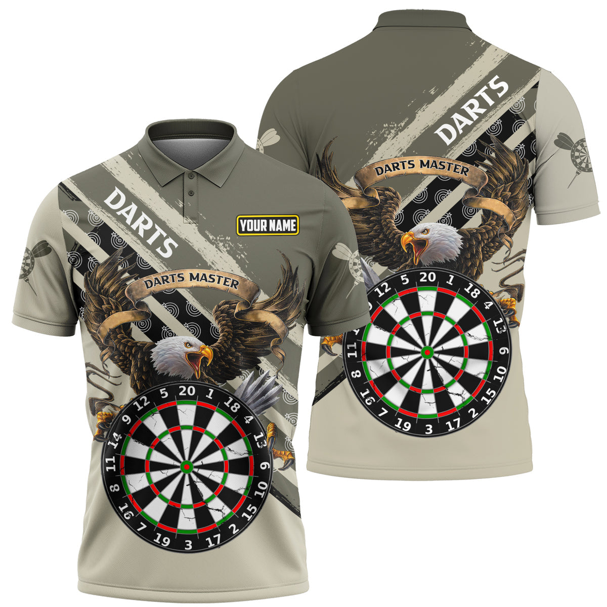 Dartboard Eagle S3 Personalized Name 3D Shirt For Darts Player S180705