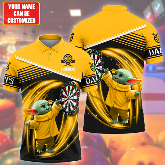 Personalized Name Yd Darts S2 Yellow Version All Over Printed Unisex Shirt S230506