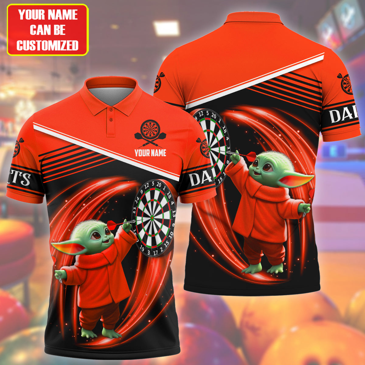 Personalized Name Yd Darts S2 Red Version All Over Printed Unisex Shirt S230506