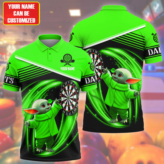 Personalized Name Yd Darts S2 Green Version All Over Printed Unisex Shirt S230506