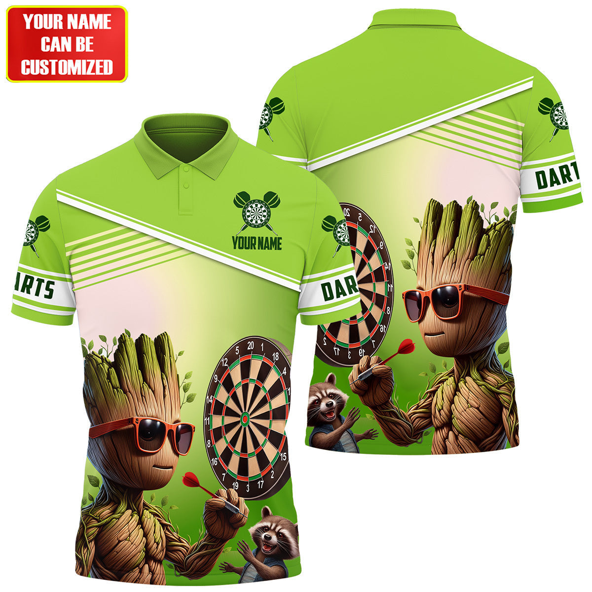 Personalized Name Gr Darts V6 All Over Printed Unisex Shirt S250603