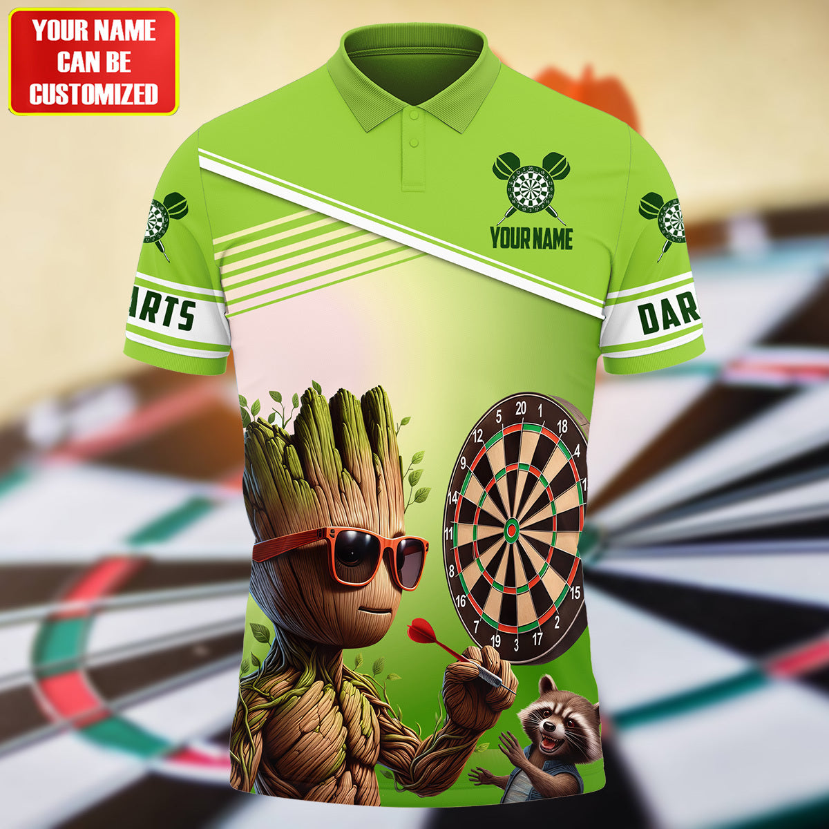 Personalized Name Gr Darts V6 All Over Printed Unisex Shirt S250603