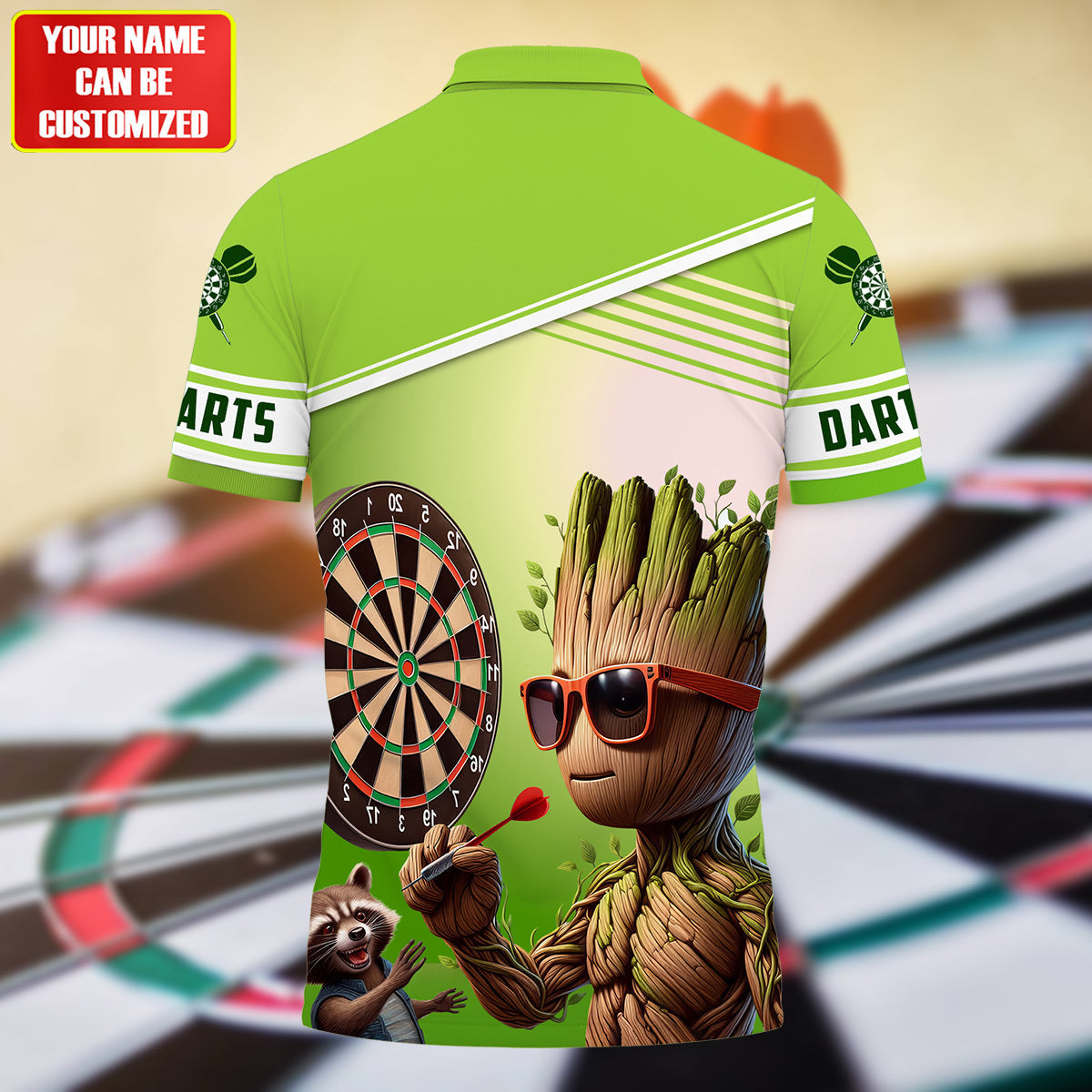 Personalized Name Gr Darts V6 All Over Printed Unisex Shirt S250603