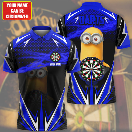 Personalized Name Mn Darts Blue Version All Over Printed Unisex Shirt S290701