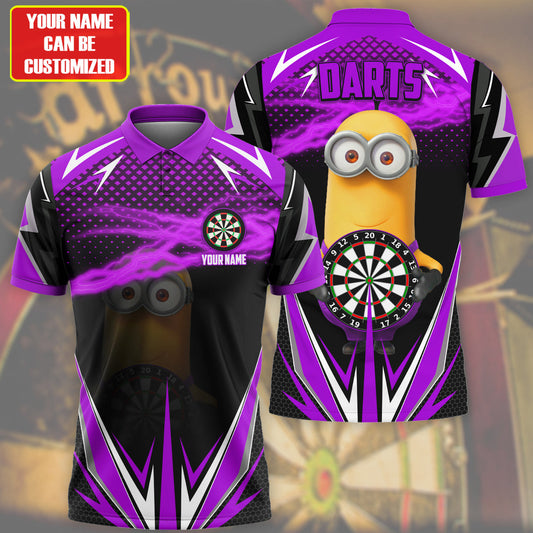 Personalized Name Mn Darts Purple Version All Over Printed Unisex Shirt S290701