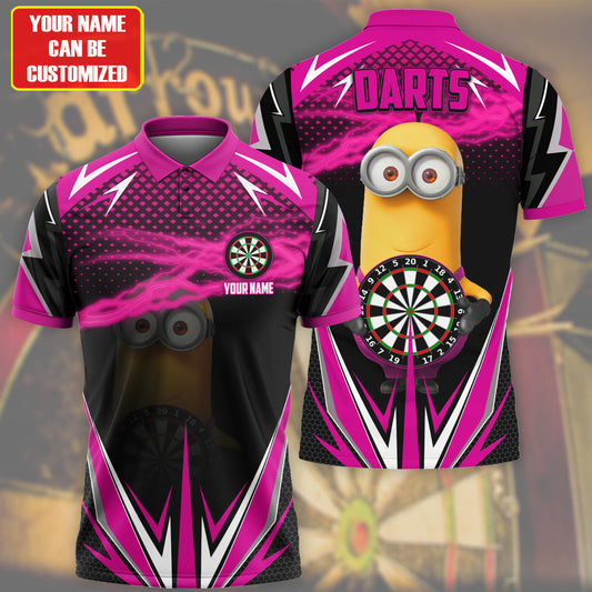 Personalized Name Mn Darts Pink Version All Over Printed Unisex Shirt S290701