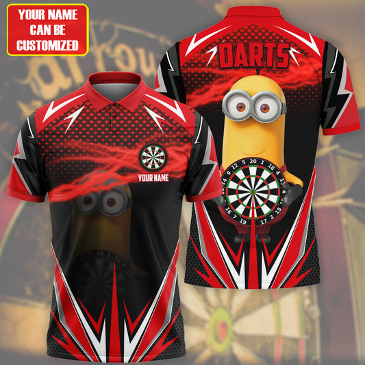 Personalized Name Mn Darts Red Version All Over Printed Unisex Shirt S290701