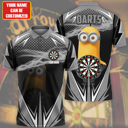 Personalized Name Mn Darts Grey Version All Over Printed Unisex Shirt S290701