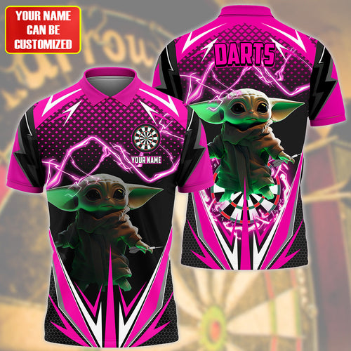 Personalized Name Yd Darts S3 Pink Version All Over Printed Unisex Shirt S310503