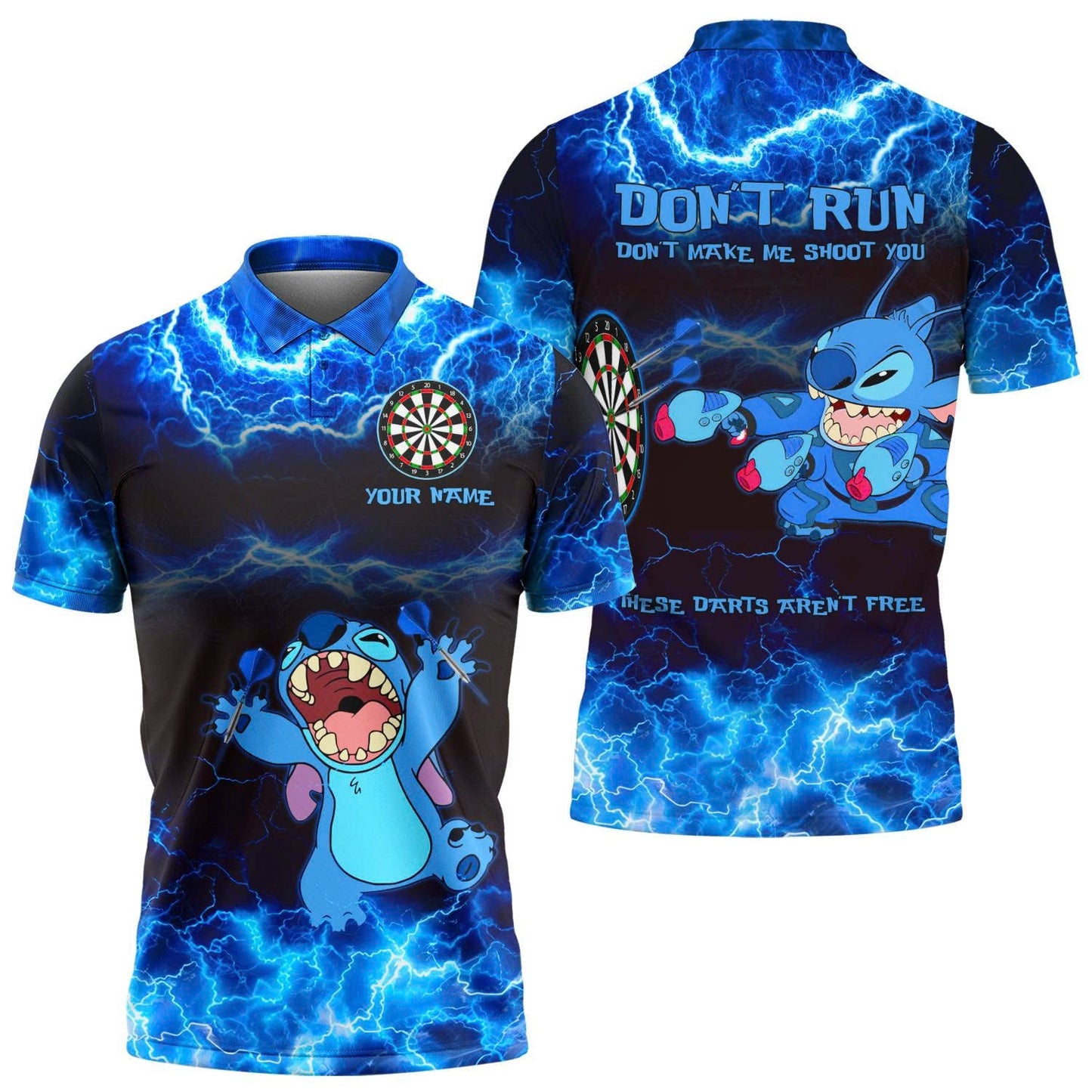 Personalized Name St Darts Blue Version All Over Printed Unisex Shirt TD210501