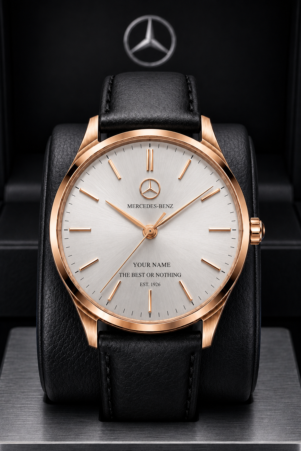 Personalized Merc Signature 1926 Leather Watch