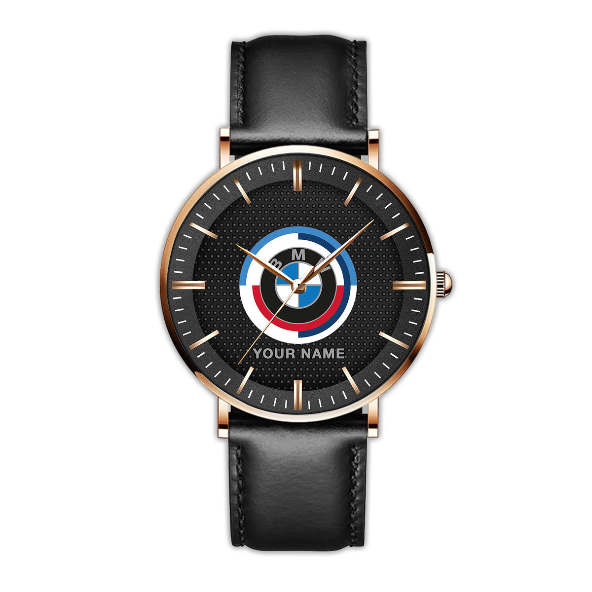 Personalized BW Motorsport Quartz Leather Watch P290207