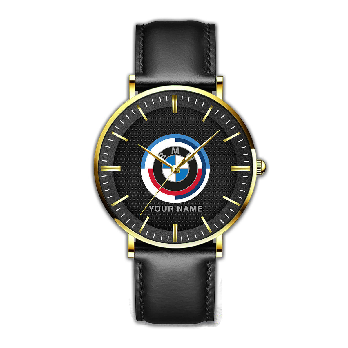 Personalized BW Motorsport Quartz Leather Watch P290207