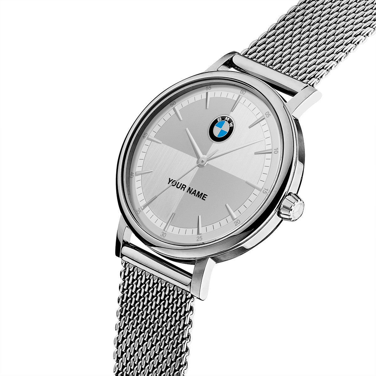 Personalized BW Stainless Steel Watch Men Women P060301